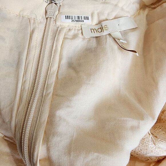 MAJE Ilou guipure lace playsuit romper size 34 us 2 - Picture 8 of 8